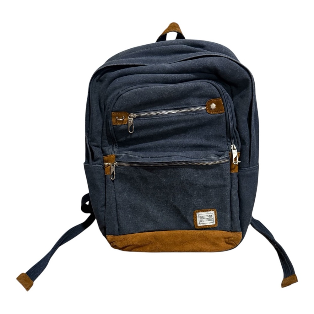 TRAVELON Anti-Theft Heritage RFID-Blocking Laptop Travel Backpack, Indigo